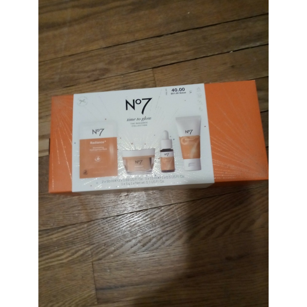 No7 Time to Glow Radiance Collection 4 Step To Radiant Glowing Skin